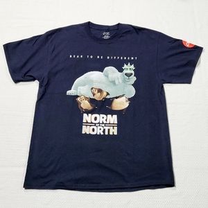 2016 Exclusive AMC Norm of the North Movie Promo Men's Tee size Large